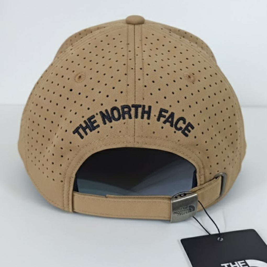 The North Face Recycled ’66 Laser Cut Classic Hat –Beige (Black Logo)